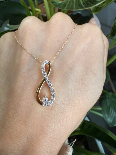 Infinity Diamond Necklace