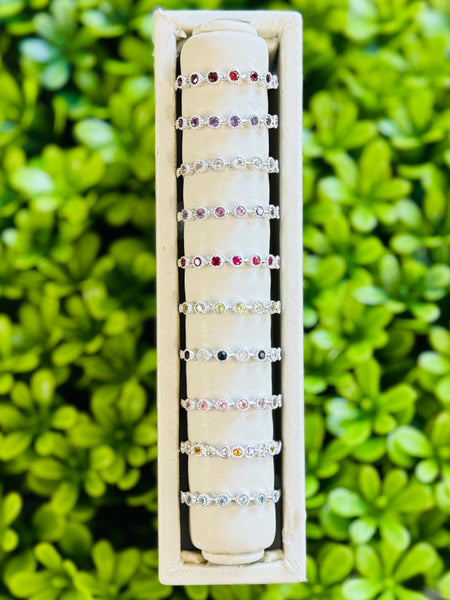 Stackable Birthstone Rings