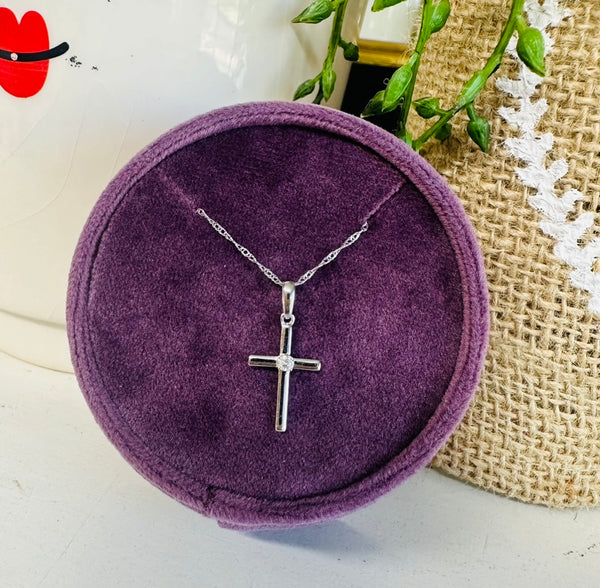 Diamond Cross Pendant